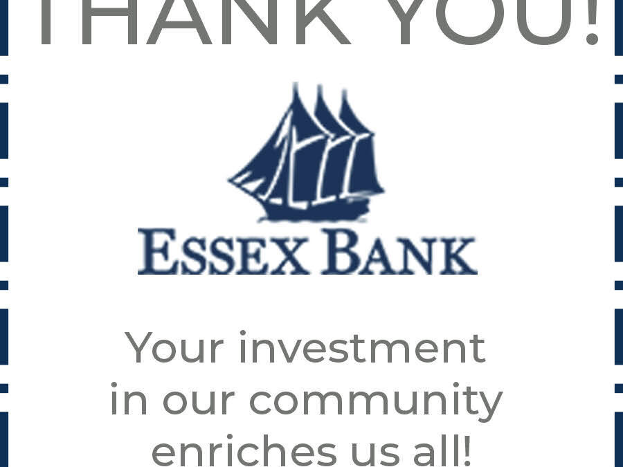 Essex Bank Community Investment Program Support for Essex Winter Series